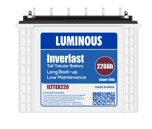 Inverlast 220Ah Tubular Battery